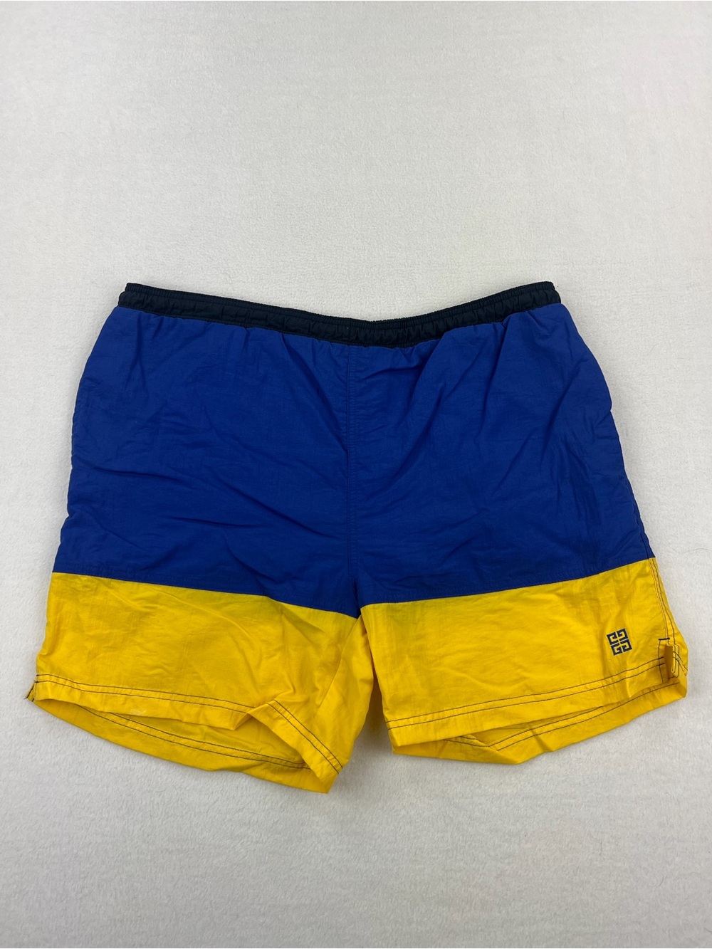 Givenchy Blue and Navy Mesh-Lined Swim Shorts